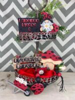 Conjunto de mariquitas escalonadas para corte láser | Decoración de granja compatible con Glowforge