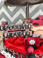 Conjunto de mariquitas escalonadas para corte láser | Decoración de granja compatible con Glowforge - Imagen 5