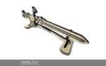 Espada A0098 - Archivos de corte láser SVG, PDF y DXF para Creatividad Digital - Imagen 8
