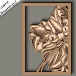 Plantilla láser 3D de gato multicapa - Archivos SVG para corte láser Glowforge y CNC decorativos