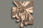 Corte Láser de Perro Bulldog Inglés - Archivo SVG Multicapa para Glowforge y Plantillas Decorativas CNC - Imagen 2