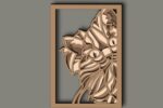Plantilla láser 3D de gato multicapa - Archivos SVG para corte láser Glowforge y CNC decorativos - Imagen 6
