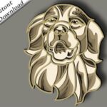 Archivos de corte láser SVG de Labrador Retriever para Glowforge - Plantillas decorativas CNC