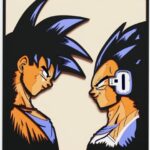 Arte de Dragon Ball para corte láser: archivos descargables para madera y máquina de corte