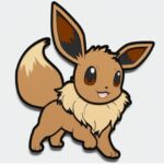 Eevee Arte Digital para Corte Láser - Archivos Descargables para Madera y Máquinas de Corte