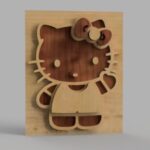 Plantillas de corte láser para madera - Arte digital descargable inmediato para máquinas Kiti