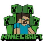 Arte descargable de Minecraft para corte láser, archivos de máquina para madera, diseño instantáneo.