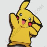 Arte descargable de Pikachu para corte láser | Archivos CNC para madera