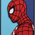 Cuadro multicapas Spider-Man para corte láser - Diseño vectorial personalizable y divertido.