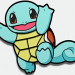 Cuadro de Squirtle en capas 3D | Arte personalizado Pokémon ideal para decoración.