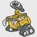 Cuadro WALL-E para corte láser - Archivos SVG, AI, CDR, DXF, EPS, PDF para manualidades