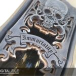 Caja de vino para corte láser: Archivos SVG, PDF y CDR para manualidades y personalización