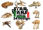Bundle Rebel Star Wars DXF y SVG para Corte Láser - Modelo 3D en Madera, Puzzle y Decoración