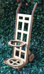 Soporte de madera cortado a láser para 6 botellas de cerveza - Plantilla CNC decorativa y creativa - Imagen 3