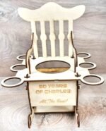 Carro de Servicio de Bebidas Personalizado 50 Años - Archivos SVG para Corte Láser Glowforge - Imagen 2