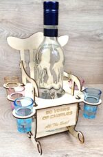 Carro de Servicio de Bebidas Personalizado 50 Años - Archivos SVG para Corte Láser Glowforge - Imagen 5