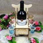 Carro de Servicio de Bebidas Personalizado 50 Años - Archivos SVG para Corte Láser Glowforge