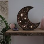 Lámpara de árbol de la vida en madera | Decoración láser artística y regalo único - Imagen 3