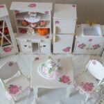 Diorama de Habitación para Casa de Muñecas - Diseño para Corte Láser Personalizado