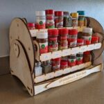 Rueda de Especias para Corte Láser | Soporte de Cocina Personalizado y Decorativo