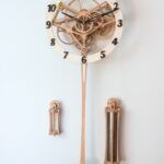 Planos CNC para Reloj de Engranaje Mecánico de Madera - Corte Láser DXF