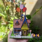 Maqueta 3D Casa Pixar Up - Archivo DXF/SVG para Corte Láser y Glowforge - Imagen 2