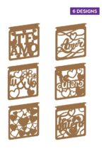 Caja de chocolates para San Valentín - Planos de corte láser DXF y CDR para Glowforge 2.5-4 mm - Imagen 2