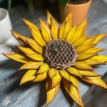 Girasol para Corte Láser - Archivo Digital para Pieza Central de Decoración