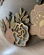 Archivo SVG Floral para Corte Láser - Diseño para Glowforge y Letreros de Madera Instantáneo - Imagen 7