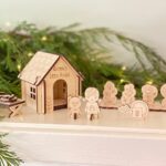 Casa de juguete para corte láser, mini casa decorativa y personalizada para niños - Imagen 5