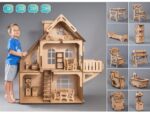 Casa de Muñecas DIY con Muebles Cortados con Láser | Archivos Digitales DXF y SVG para Glowforge