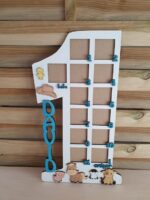 Marco de Fotos Aniversario 1 Año Bebé - Archivo Digital SVG DXF para Corte Láser Glowforge - Imagen 6