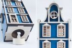 Casas 3D miniatura de Ámsterdam para corte láser - Archivos SVG y DXF para proyectos DIY y CNC - Imagen 3