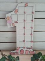 Marco de Fotos Aniversario 1 Año Bebé - Archivo Digital SVG DXF para Corte Láser Glowforge - Imagen 2