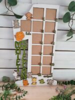 Marco de Fotos Aniversario 1 Año Bebé - Archivo Digital SVG DXF para Corte Láser Glowforge - Imagen 8