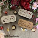 Caja de Chocolate Candy Box en 3 Piezas - Archivos SVG + DXF para Corte Láser Compatible con Glowforge - Imagen 5