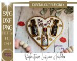 Archivos SVG de Corte Láser para San Valentín - Regalos Personalizados para Botellas de Alcohol - Imagen 5