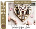 Archivos SVG de Corte Láser para San Valentín - Regalos Personalizados para Botellas de Alcohol - Imagen 8