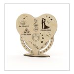 Calendario Perpetuo de San Valentín SVG para Corte Láser - Archivos Glowforge para Decoración Romántica - Imagen 2