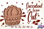 Paquete de Diseños SVG para Corte Láser de Suculentas - Archivos Personalizados DIY - Imagen 8