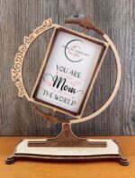 Marco de fotos "Mejor Mamá del Mundo" - Archivo láser SVG, DXF, CDR, PDF, 3mm y 4mm - Imagen 2