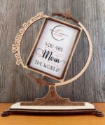 Marco de fotos "Mejor Mamá del Mundo" - Archivo láser SVG, DXF, CDR, PDF, 3mm y 4mm - Imagen 3