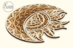 Archivos SVG de Corte Láser para Arte de Pared en Madera: Sol, Luna y Eclipse Solar - Imagen 4