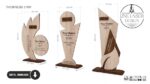 Trofeo de Madera Cortado a Láser - 5 Diseños SVG para Premios Personalizados - Imagen 6