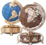 Caja de Joyería 3D Globo - Modelo Puzzle SVG CDR DXF para Corte Láser en Madera