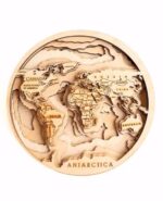 Mapa 3D del Mundo en Madera Cortado con Láser - Archivo Multicapa para Diseño Creativo - Imagen 5