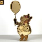 Arte en Capas Cortado por Láser para Glowforge - Modelo Multicapa de 8 Capas