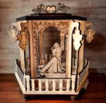 Quiosco de Boda Cortado con Láser DXF - Diseño Personalizado para Celebraciones de Parejas - Imagen 8