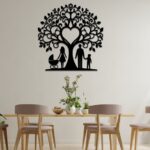 Conjunto de 30 diseños de arte de pared familiar para corte láser y CNC - Archivos digitales en varios formatos - Imagen 3