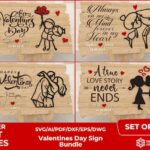 Signo de pareja personalizado para corte láser - Archivo para San Valentín y estanterías Glowforge